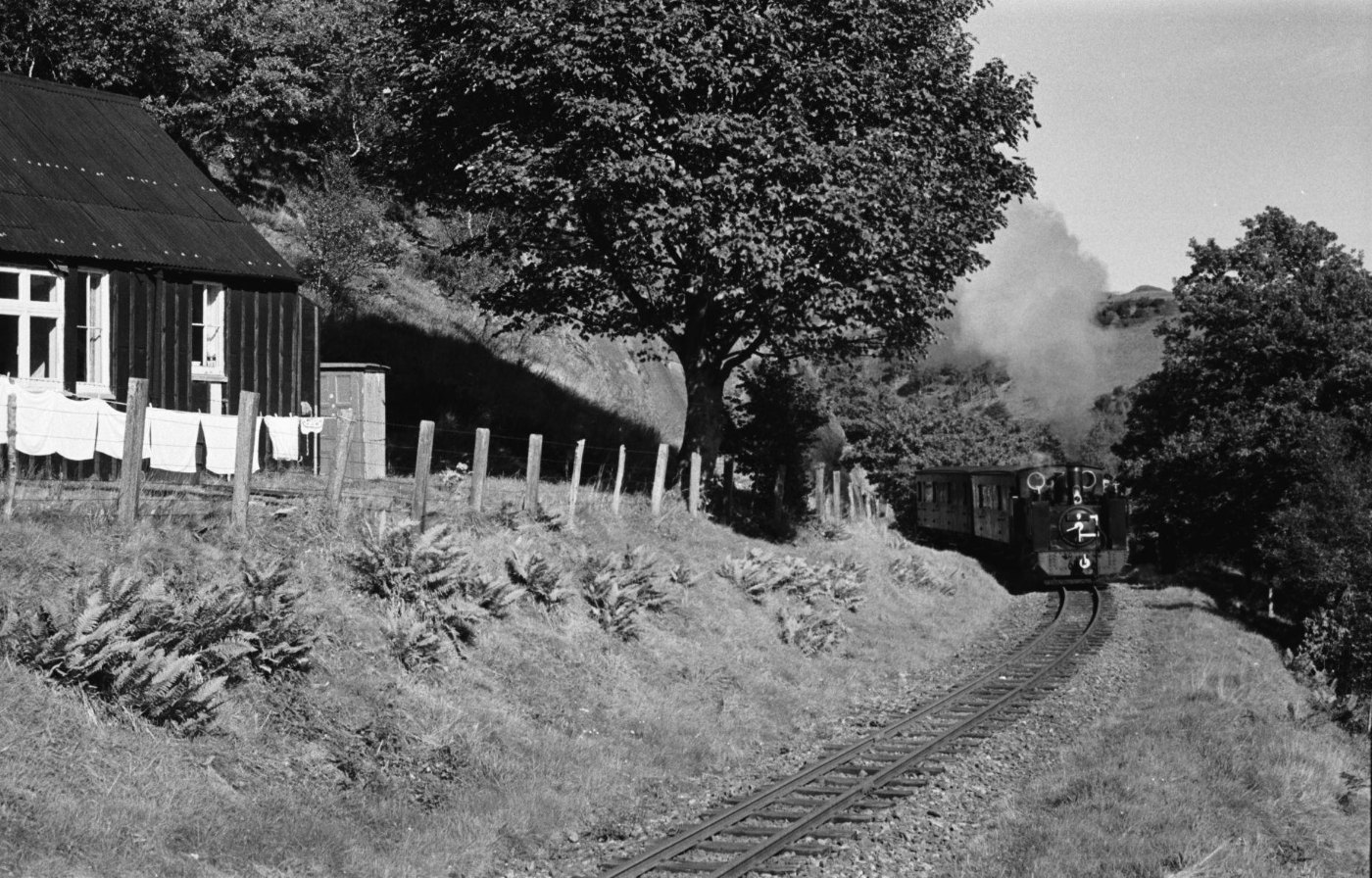 Vale of Rheidol railway between Aberystwyth and Devils Bridge, and Snowd