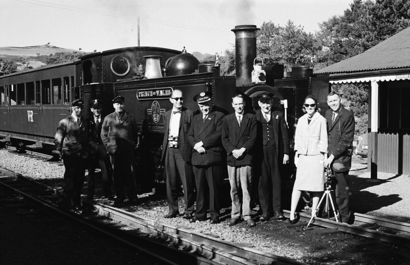 Vale of Rheidol railway between Aberystwyth and Devils Bridge, and Snowd