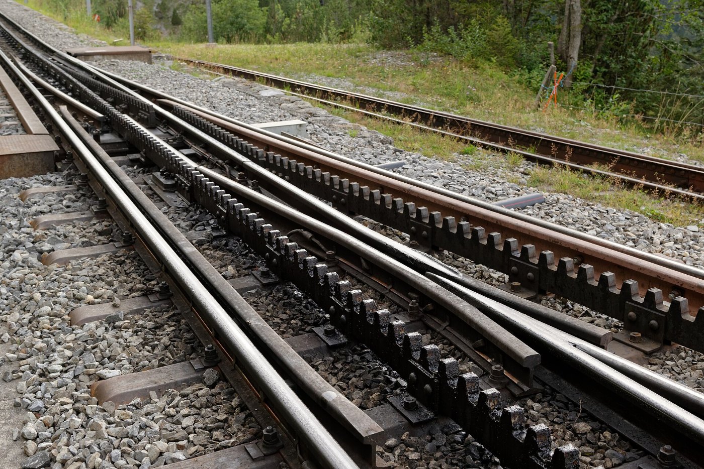 Wengernalpbahn rack railway track n2