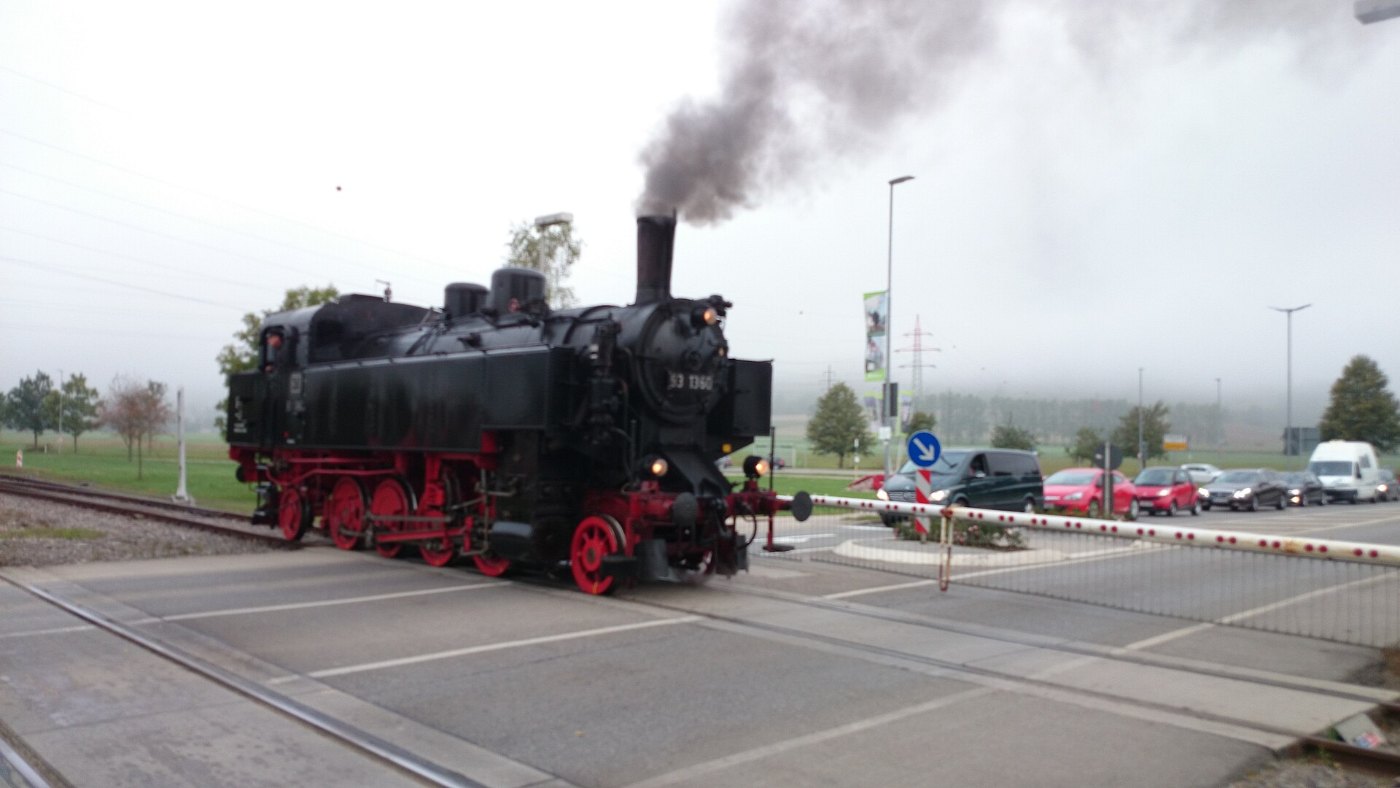 Sauschwänzlebahn im Bahnhof Bondorf